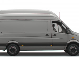 Mercedes Benz Sprinter Van L2H3 2008 3D 모델