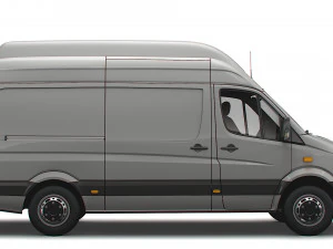 Mercedes Benz Sprinter Van L2H3 2008 3D Model