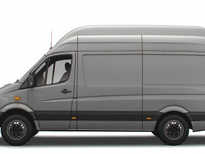 Mercedes Benz Sprinter Van L2H3 2008 3D 모델