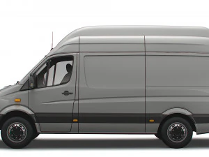 Mercedes Benz Sprinter Van L2H3 2008 3D Model