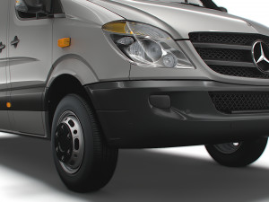 Mercedes Benz Sprinter Van L2H3 2008 3D 모델
