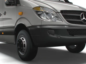 Mercedes Benz Sprinter Van L2H3 2008 3D Model
