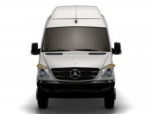 Mercedes Benz Sprinter Van L2H3 2008 3D 모델