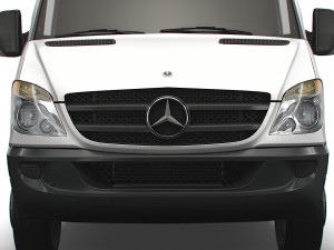 Mercedes Benz Sprinter Van L4H2 2008 Modello 3D