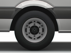 Mercedes Benz Sprinter Van L4H2 2008 Modello 3D