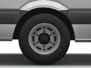 Mercedes Benz Sprinter Van L4H2 2008 3D Model
