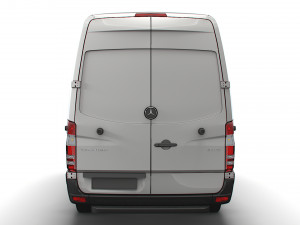 Mercedes Benz Sprinter Van L4H2 2008 Modello 3D