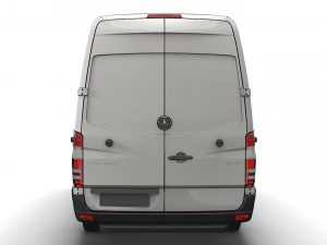Mercedes Benz Sprinter Van L4H2 2008 3D Model