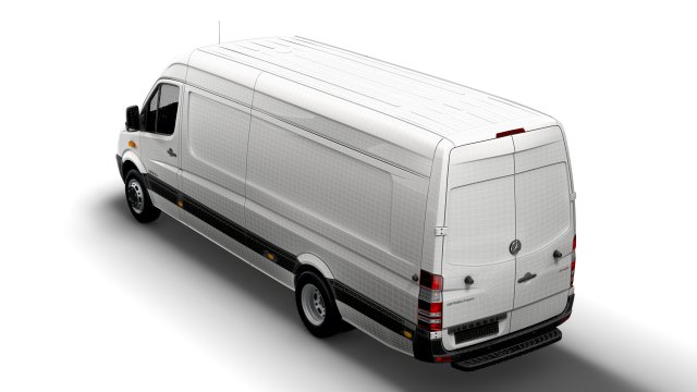 Mercedes Benz Sprinter Van L4H2 2008 3D