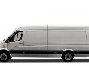 Mercedes Benz Sprinter Van L4H2 2008 Modello 3D