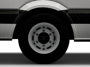 Mercedes Benz Sprinter Van L4H2 2008 Modello 3D