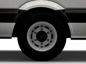 Mercedes Benz Sprinter Van L4H2 2008 3D Model