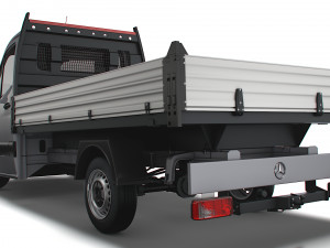 Mercedes Benz Sprinter Dropside 2023 3D Model