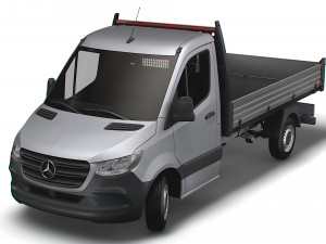 Mercedes Benz Sprinter Dropside 2023 3D Модель