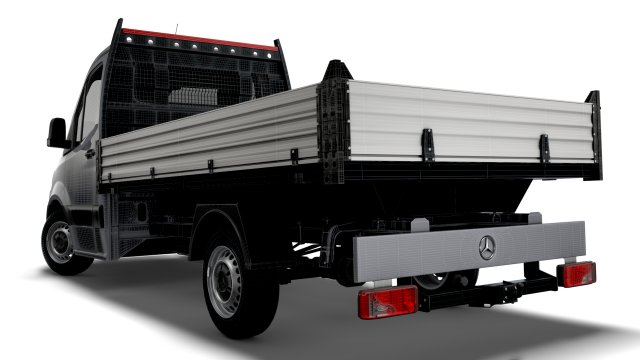 Mercedes Benz Sprinter Dropside 2023 3D