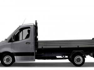 Mercedes Benz Sprinter Dropside 2023 3D Model