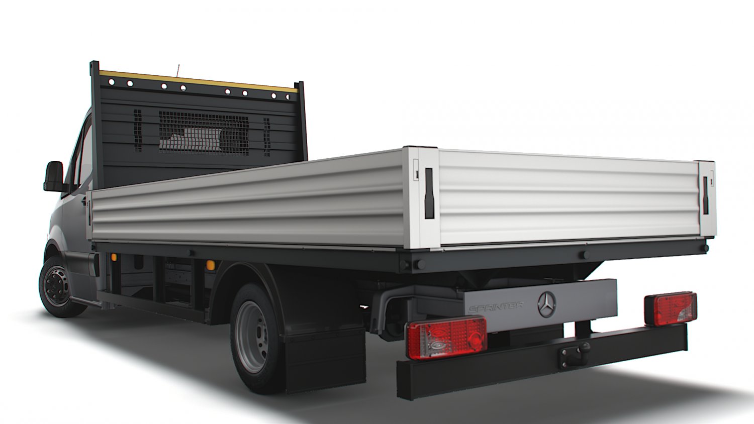 Mercedes Benz Sprinter Luton 2023 3D Model In Truck