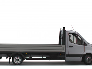 Mercedes Benz Sprinter Single Cab Tipper 2023 3D 모델