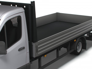 Mercedes Benz Sprinter Single Cab Tipper 2023 3D 모델