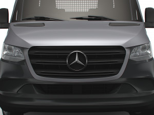 Mercedes Benz Sprinter Single Cab Tipper 2023 3D 모델