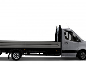 Mercedes Benz Sprinter Single Cab Tipper 2023 3D 모델
