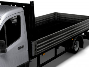 Mercedes Benz Sprinter Single Cab Tipper 2023 3D 모델