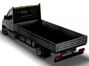Mercedes Benz Sprinter Single Cab Tipper 2023 3D 모델