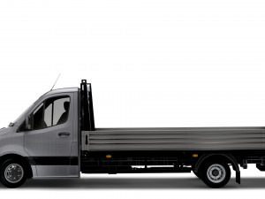 Mercedes Benz Sprinter Single Cab Tipper 2023 3D 모델
