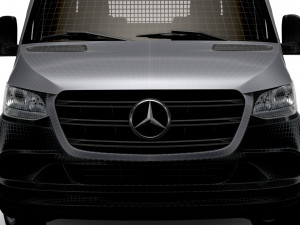 Mercedes Benz Sprinter Single Cab Tipper 2023 3D 모델