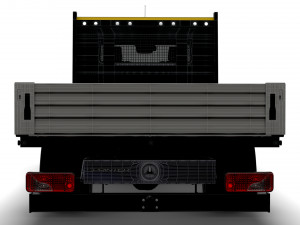 Mercedes Benz Sprinter Single Cab Tipper 2023 3D 모델