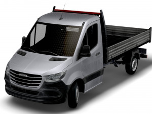 Freightliner Sprinter Dropside 2023 3D-Modell