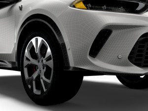 Dodge Hornet GT GLH 2023 3D Модель