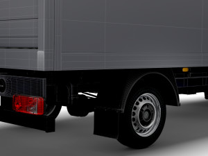 Freightliner Sprinter Luton 2023 3D Model