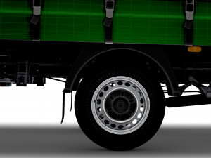 Freightliner Sprinter Luton Curtainsider 2023 Modelo 3D
