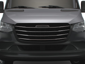 Freightliner Sprinter Luton Curtainsider Tail Lift 2023 Modelo 3D