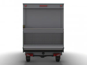 Freightliner Sprinter Luton Curtainsider Tail Lift 2023 3D Model