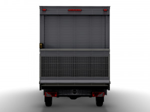 Freightliner Sprinter Luton Curtainsider Tail Lift 2023 Modelo 3D