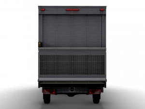 Freightliner Sprinter Luton Curtainsider Tail Lift 2023 3D Model
