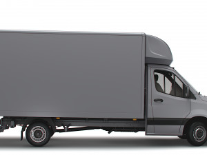 Freightliner Sprinter Luton Tail Lift 2023 3D Modell