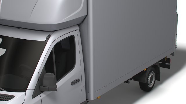 Freightliner Sprinter Luton Tail Lift 2023 3D Model in Truck 3DExport
