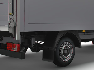 Freightliner Sprinter Luton Tail Lift 2023 3D Modell