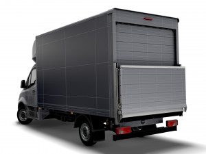 Freightliner Sprinter Luton Tail Lift 2023 3D Modell
