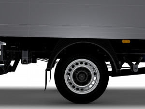 Freightliner Sprinter Luton Tail Lift 2023 3D Modell