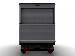 Freightliner Sprinter Luton Tail Lift 2023 3D Modell