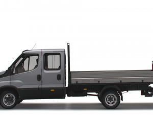 Iveco Daily Crew Cab Tipper 2023 3D Модель