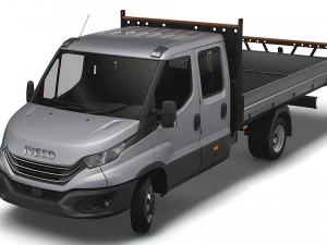 Iveco Daily Crew Kabin Damperli 2023 3D Model