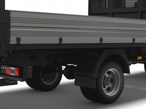 Iveco Daily Crew Cab Tipper 2023 3D Модель