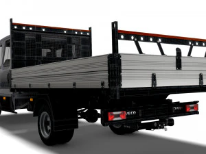 Iveco Daily Crew Kabin Damperli 2023 3D Model