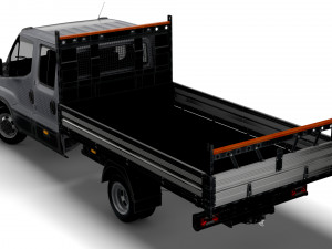 Iveco Daily Crew Cab Tipper 2023 3D Модель