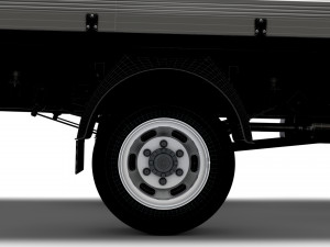 Iveco Daily Crew Cab Tipper 2023 3D Модель